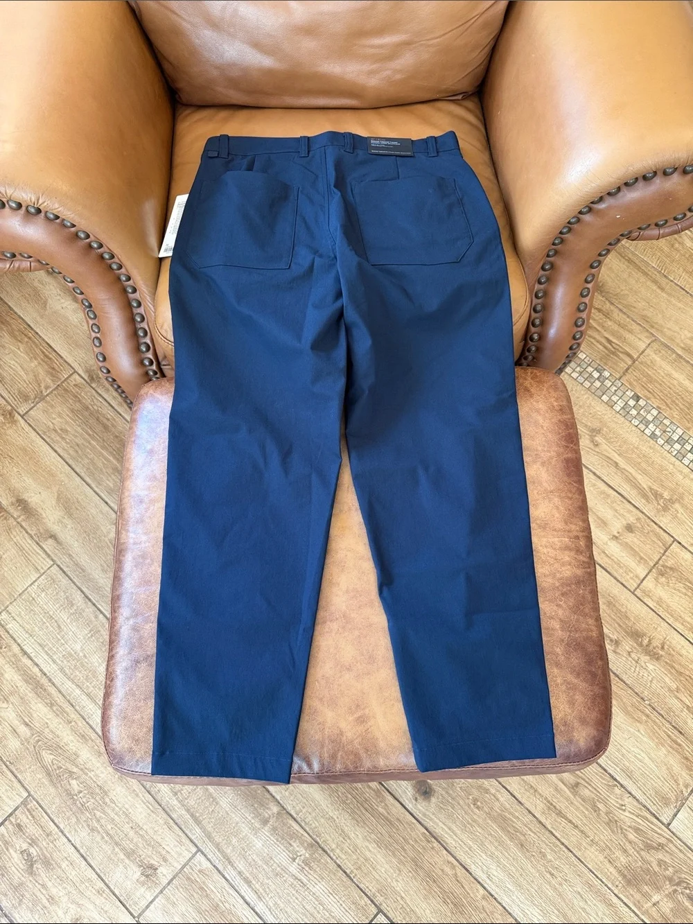 NWT Mens Lululemon Relaxed Fit Tapered Trouser 28” Sz 32 True Navy Blue